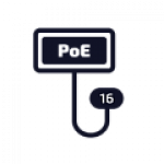 16 PoE портов 16 PoE портов