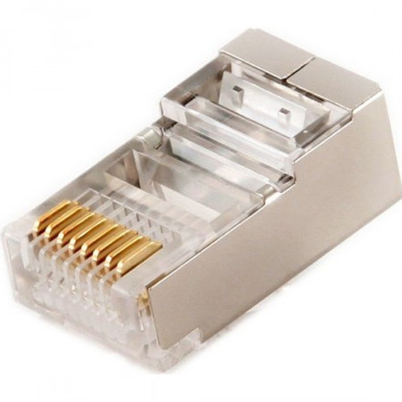 Коннектор RJ-45 CAT5 (1шт) экранированный