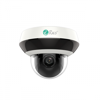 Антивандальная поворотная IP-камера 4 Мп с аппаратным WDR 120 дБ, 4-кратным оптическим приближением. iRUS-IP4004AS