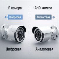 Выбор между AHD и IP камерами