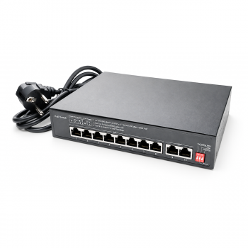 Неуправляемый PoE-коммутатор VeSta VSW-G110P