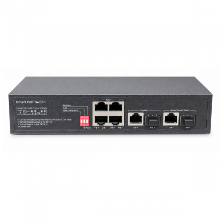 Неуправляемый PoE-коммутатор VSW-G107P